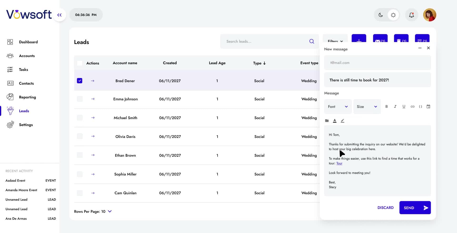 Lead Management preview